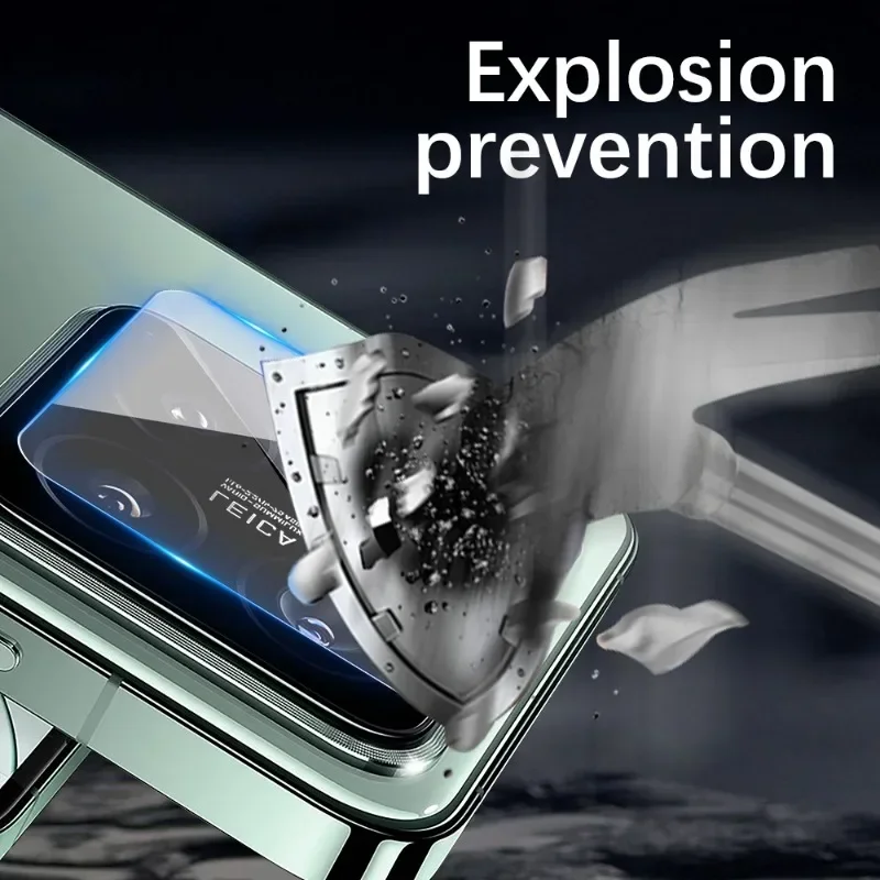 HD Explosion-proof Lens Protector for Xiaomi 14 Full Coverage Phone Rear Camera Lens Film for Mi 14 Anti-scratch Tempered Glass