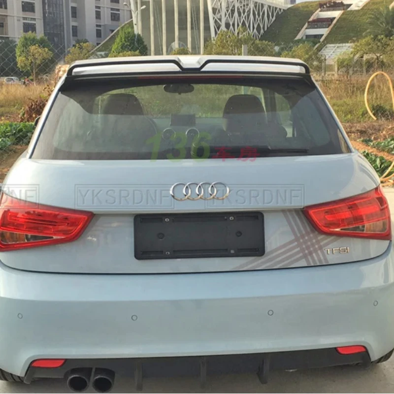 

For Audi A1 R18 2010-2014 2 DOORS High Quality Carbon Fiber Rear Boot Wing Spoiler Rear Roof Spoiler Wing Trunk Lip Boot Cover