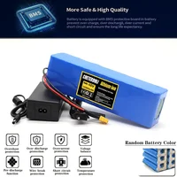 Nouveau Pack de batterie Lithium-Ion 48V 12000mAh 2000W 13S3P DC/T adapté aux moteurs 48V avec BMS + chargeur 54.6V 2
