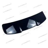 Gloss Black Rear Roof Spoiler Caps For AUDI S6 A6 C8 TSI TDI S-line Avant 2019-2025 Car Rear Top Tail Wing Bodykits Tuning 5