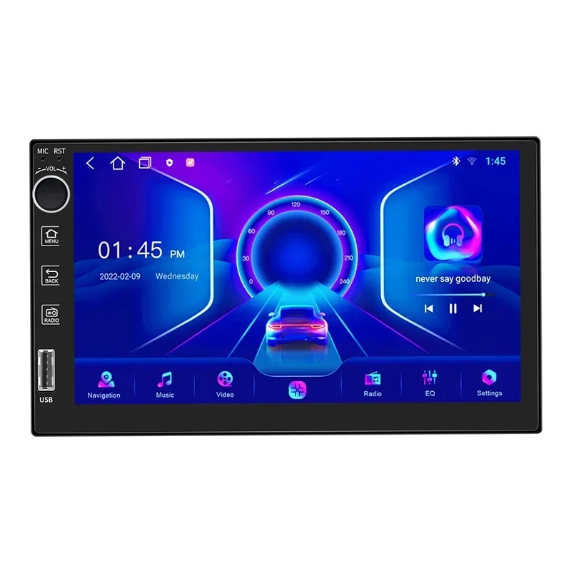 Universal 2din 7Inch Car Autoradio Android Touch Screen GPS Stereo Navigation System Audio Video Car Player