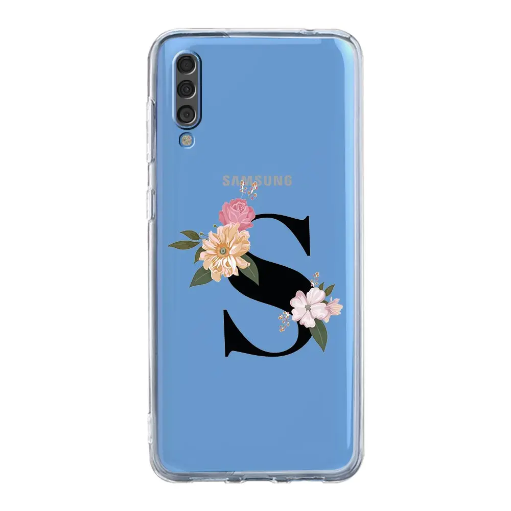 Floral Initials Phone Case Cover