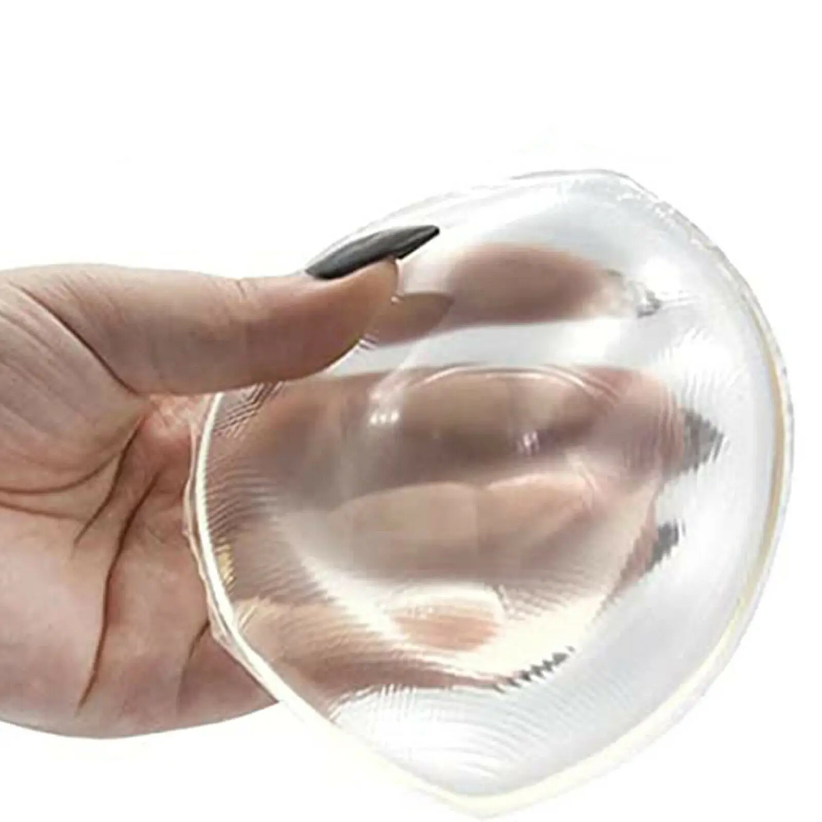 1pc Triangular Transparent Realistic Silicone Breast Prosthesis sport swimwear super Soft large Mastectomy Crossdressing mtf gay