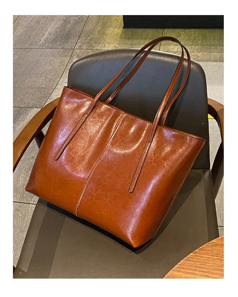 Luxury Women’s Genuine Leather Tote Bag