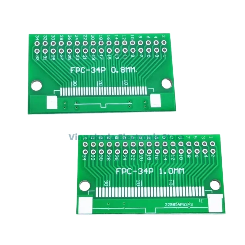 FPC-34P Adapter Board Welded 0.8 Pitch Seat Son Multifunctional Test Board Adapter Circuit Universal