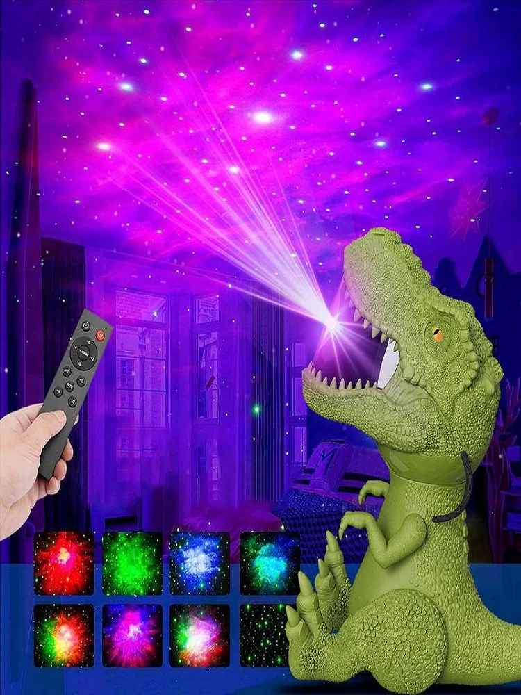 Description Picture 2 of itemDinosaur Galaxy Projector - Space Buddy Star Projector Night Light for Kids Adults Bedroom Astronaut Projector