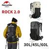 Naturehike Rock 2.0 Hiking Backpack 30L/45L/60L Large Capacity with Rain Cover Professional Outdoor Travel Trekking Shoulder Bag 1
