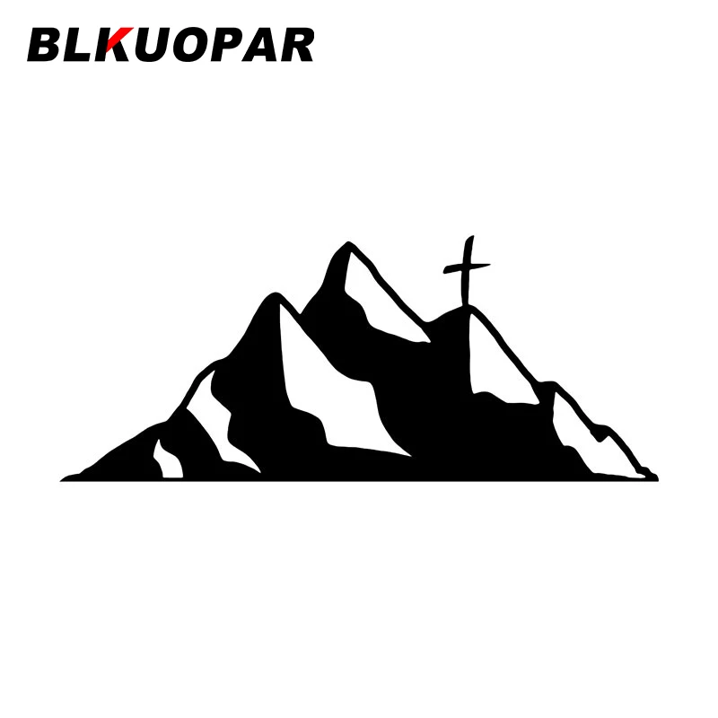 

BLKUOPAR Mountain Car Stickers JDM Vinyl Creative Decal Waterproof Scratch-Proof Air Conditioner Graphics Car Door Protector