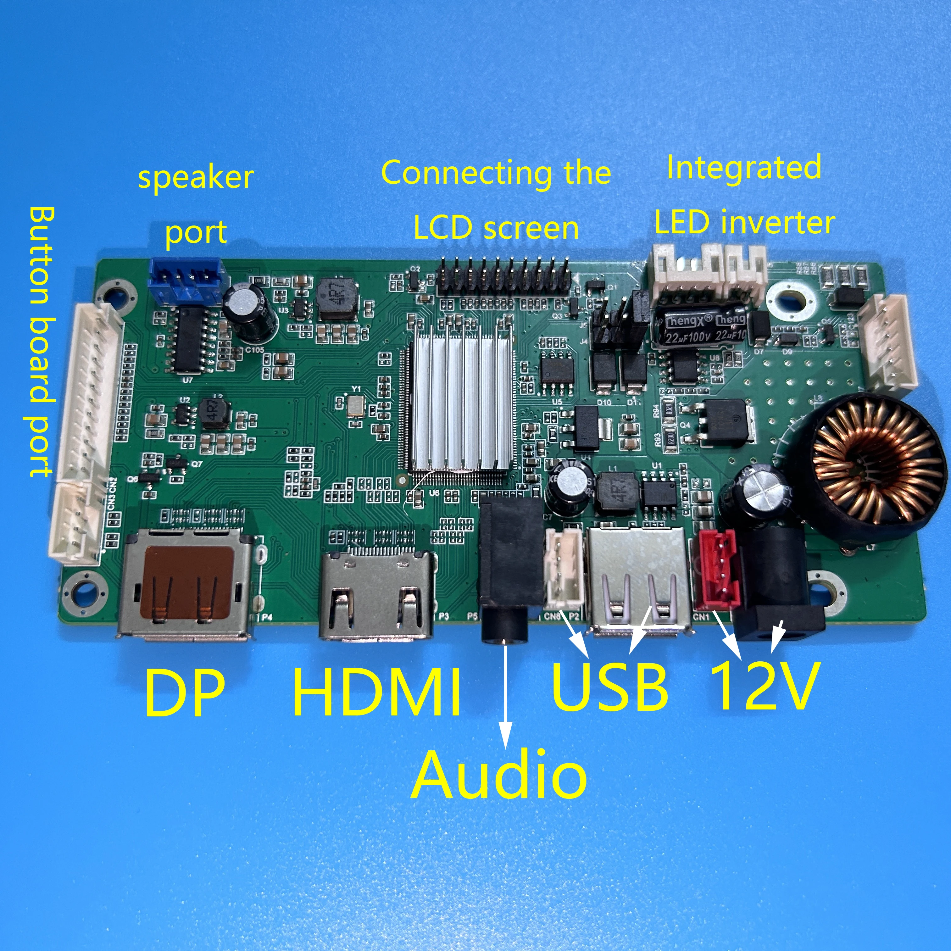 DP_HDMI To EDP Drive board LM270WQ1-SDC2/LM270WQ1-SDA2/LM270WQ1-SDE3 Control board Kit For 2560X1440 LCD LED Screen