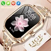 LIGE Smart Watch Women Waterproof Bluetooth Call Sports Fitness Heart Rate Monitor Smartwatch Mujer Digital Women's Smartwatches 1
