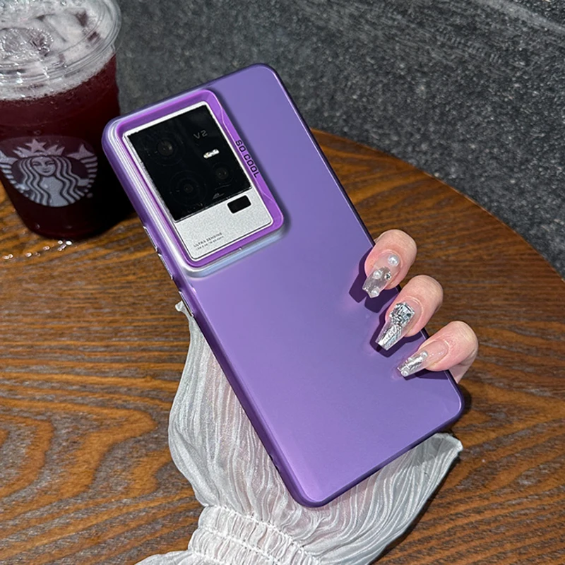 Luxury Metallic Aurora Skin Matte Phone Cover