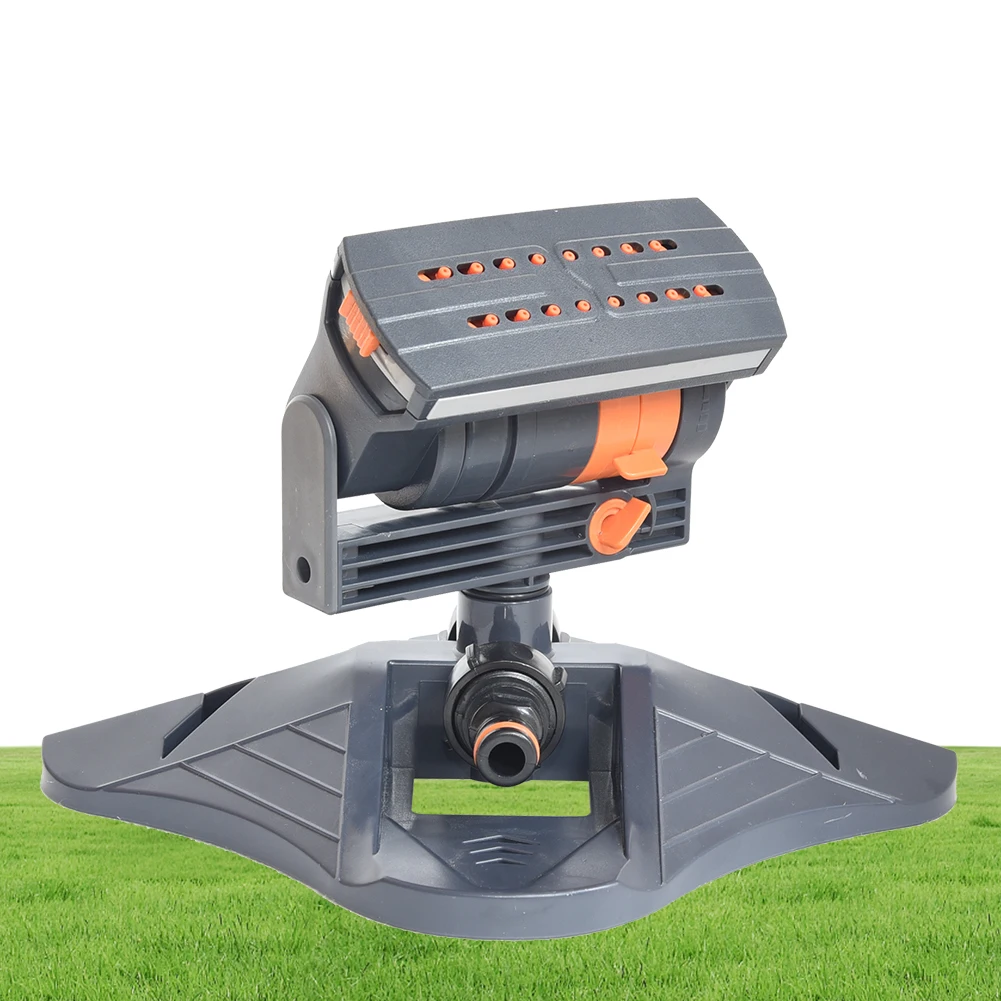 Large Coverage Lawn Sprinkler Adjustable Irrigation Watering System 16 Holes Plants Water Sprayer for Outdoor Yard Garden