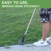Lawn Edger Tool Manual Grass Edger Cordless Rotary Shear,Wheel Rotary Edger for Sidewalk,Cable Burying Garden Landscaping 3