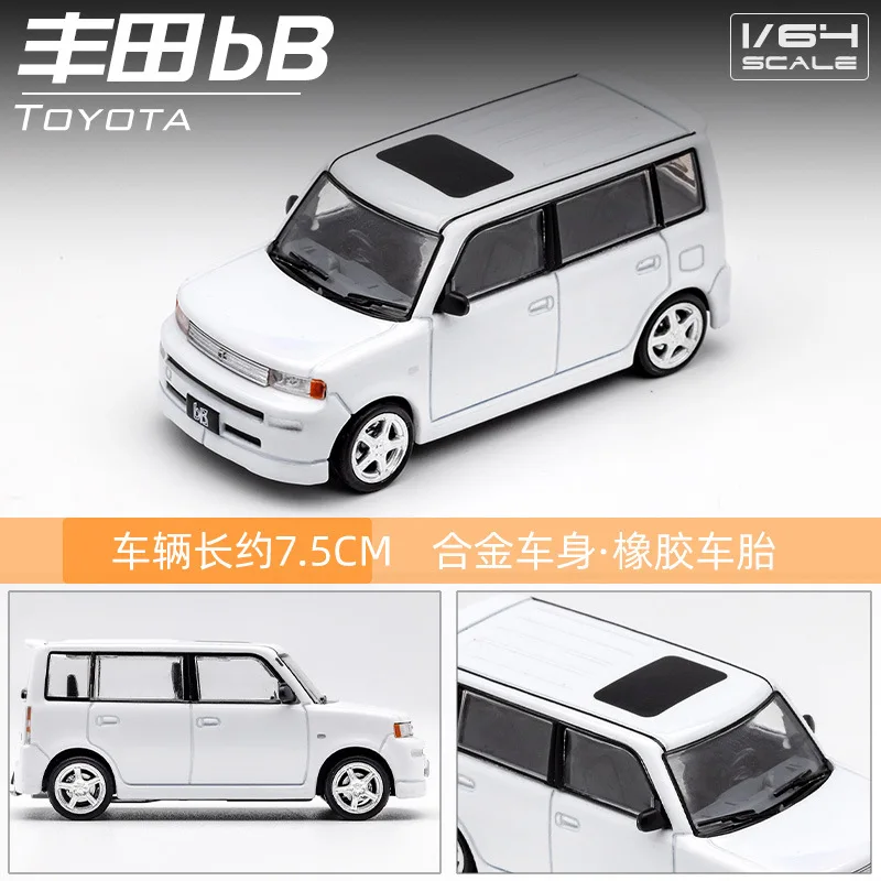 1:64 Toyota Bb Small Proportion Simulation Alloy Static Car