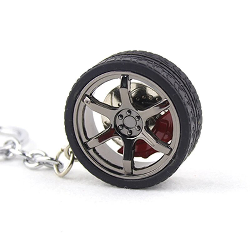 Key Chain High Quality Durable Personality Unique Creative Car Modified Calipers Brake Disc