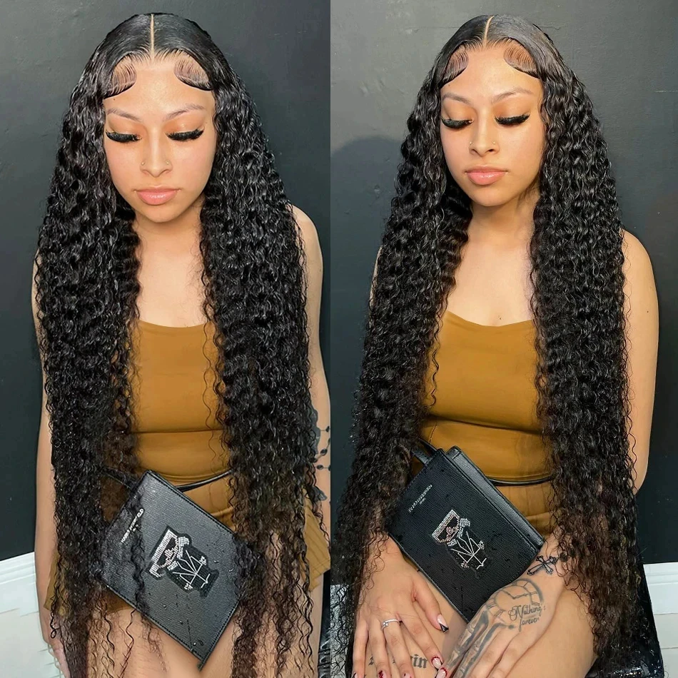 

13x4 13x6 Deep Wave Hd Lace Frontal Wig For Women Curly Human Hair Wigs Water Wave Lace Front Wig Remy Pre Plucked