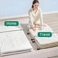 Vacuum Compressed Storage Bags Space-Saving Bedding Organizer Bag for Seasonal Clothing Blanket Toys Storage Home Travel Item 1