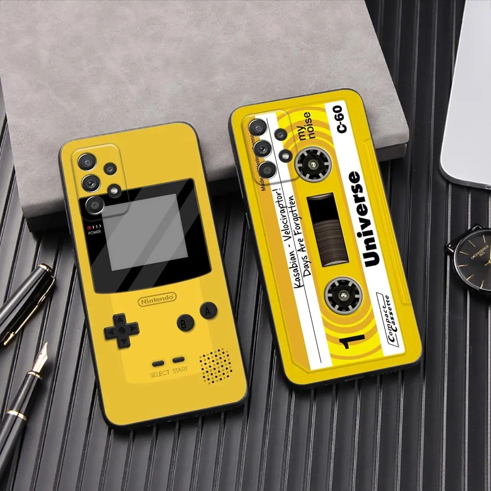 Retro Cassette Tape Design Camera Phone Case Cover