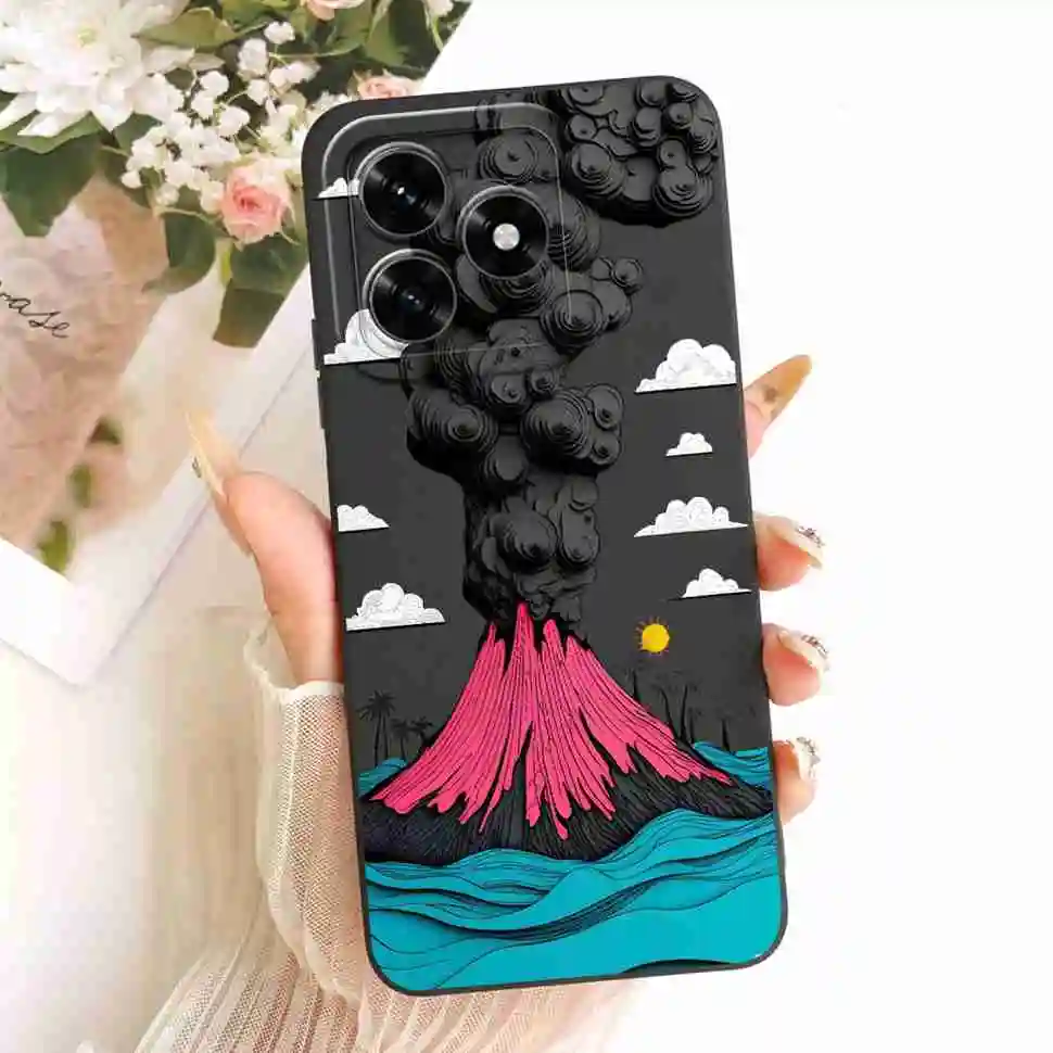 Cute Rabbit Cartoon Silicone Phone Case, Soft Protective Cover