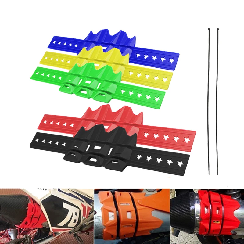 

Motorcycle Exhaust Tailpipe Muffler Exhaust Guard Rubber Anti-Scalding Ring for Ktm Sx Xc Xcw Xcf Sxf Exc 200 250 300 350 450