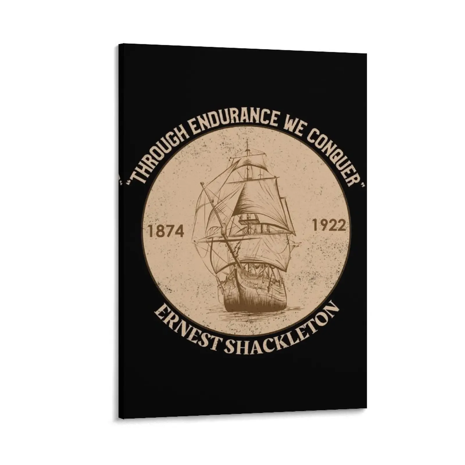 

Sir Ernest Shackleton-через выносливость мы покорим Холст Живопись Домашний Декор интерьер аниме плакаты