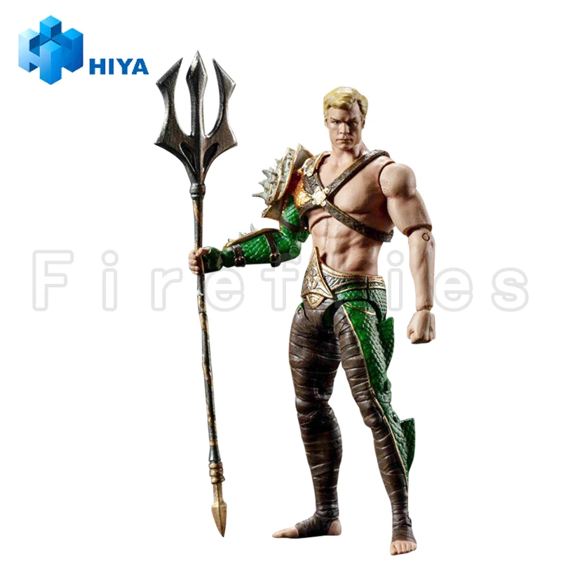 1/18 Hiya 4 Pollici Action Figure Exquisite Mini Series Injection 2 Series Aquaman Anime Model Toy Spedizione Gratuita