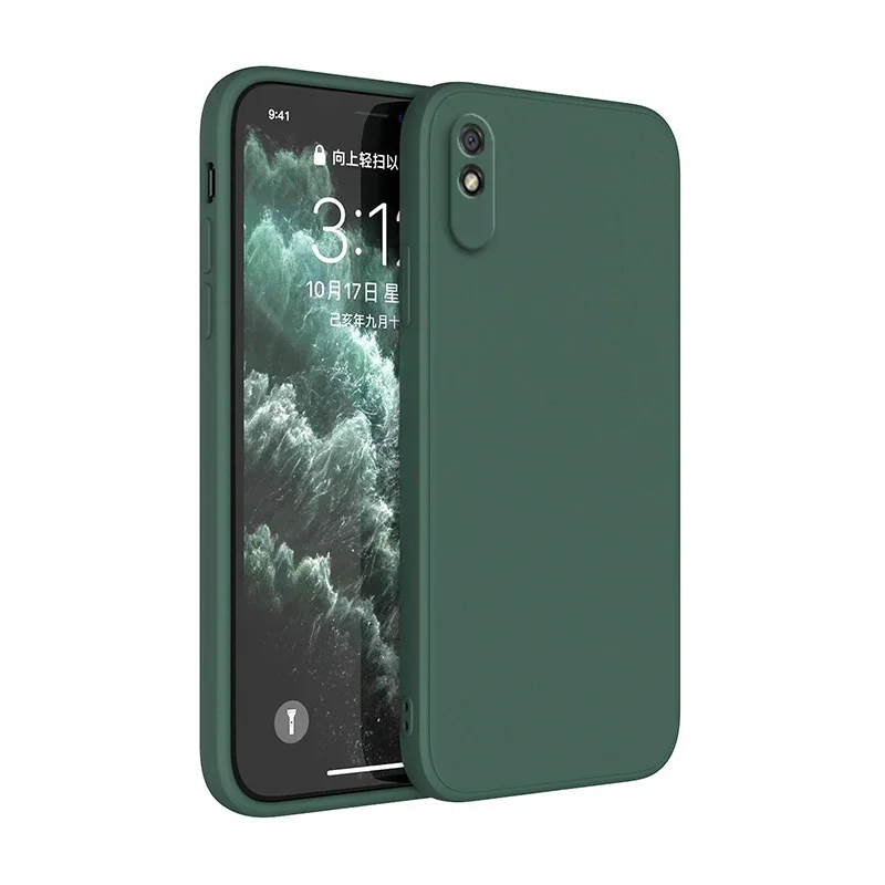 Luxury Liquid Silicone Soft Case - Premium Quality Back Cover Housing