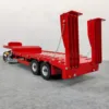 1/14 RC Metal 4 Axles Full Trailer Tail-board for Remote Control Tractors Trucks Dumper Cars Model Toy with Battery TH23496 2