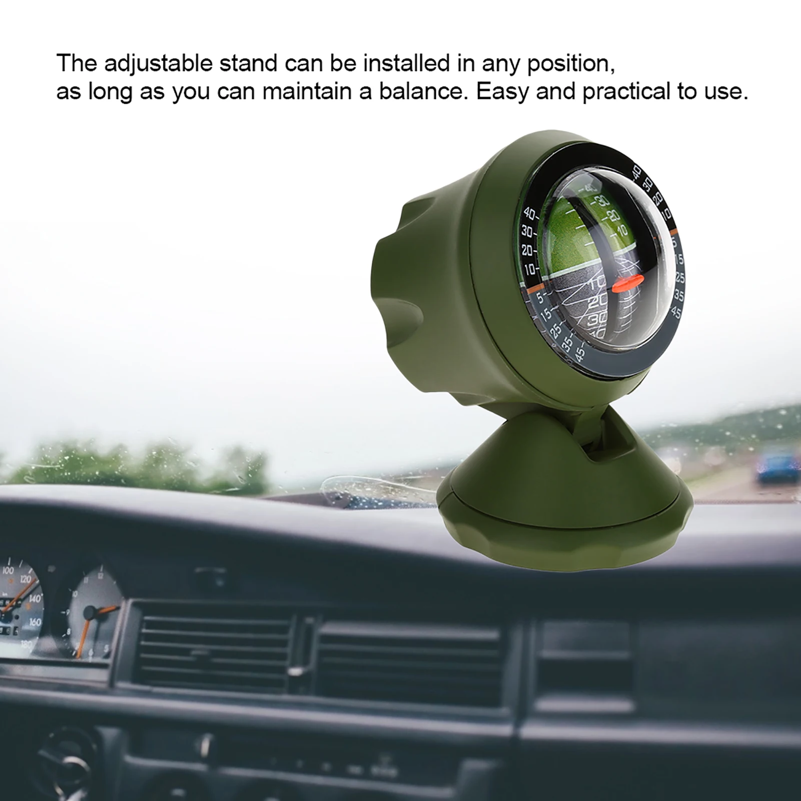 Car Inclinometer Equipment Outdoor Multifunction Angle Slope Meter Balancer Measure Equipment car inclinometer