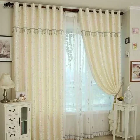 

21099-STB- Foral Blackout Curtains for Bedroom Living Room Luxury Hall Window Blackout Curtain for Kitchen