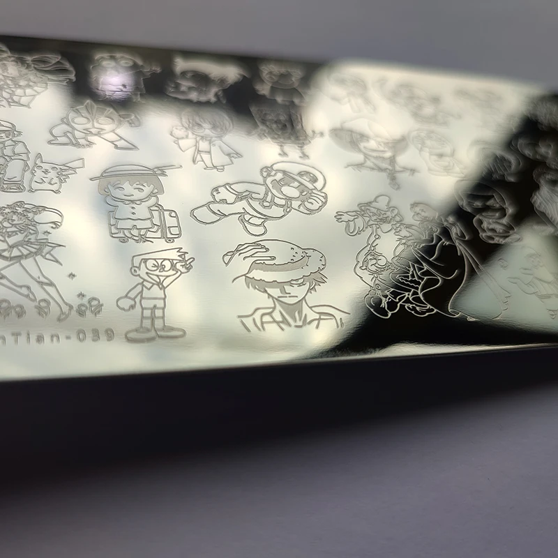 

Cartoon Character Nail Stamping plates Brand Cartoon Animal Stainless Steel Nail Polish Nail Art Stamping Plates For Girls