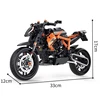 1:8 Motorbike Model Building Blocks Sets Racing Moto Bricks Toys Kids Boys Children Birthday Gifts Adult MOC Technical 579Pcs 6