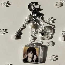 Kimi ni Todoke Themed Matching Keychain and Sawako Phone Charm (WHITE)