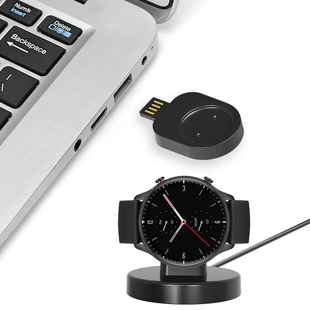 Cargador USB Para Amazfit GTR 4/GTS T-Rex/Ares/Bip U/Pop/3 Lite