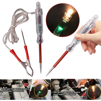 6V/12V/24V Auto Light Probe Pen Digital Display Auto Car Light Circuit Tester Electric Light Test Pen Auto Circuit Repair Tools 1