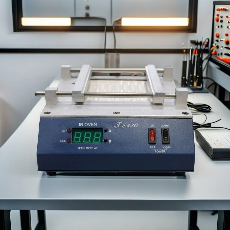PUHUI T-8120 Preheating Oven Preheating Plate Infrared BGA Rework Station 5