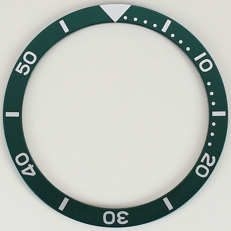 Premium Aluminum/Ceramic Bezel Insert, Flat 38mm x 31.5mm, 1 Piece, High-Quality Replacement Watch Part