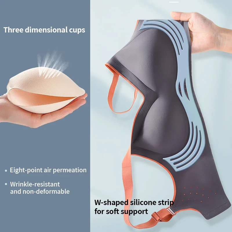 Summer Push-up Bra for Women (M-6XL )Thin Traceless Sports Bra Anti-Sagging, Breathable Comfort Wire-Free Bralette, Large Size - Image 5