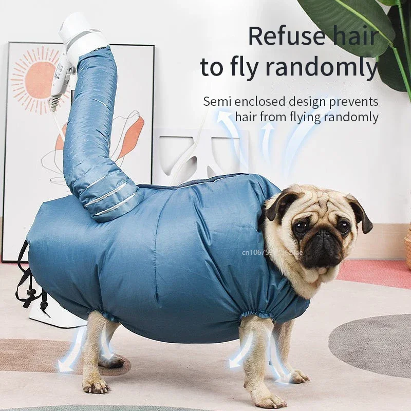 Folding Dog Hair Dryer Portable Pet Drying Bag Efficient Dogs Hair Dryers Blow Bag Cat Dryer Winter Pets Cleaning Accessories hair dryer pet hair dryer