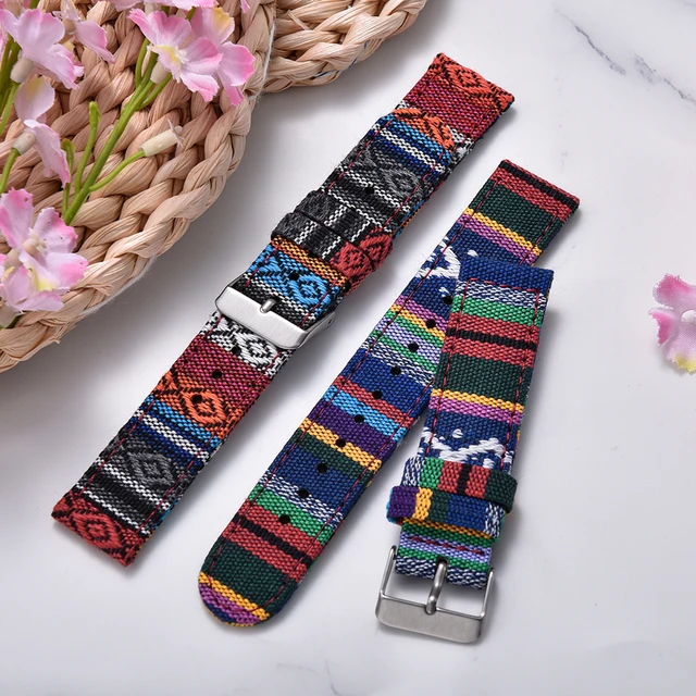 Cinturino Coccodrillo Cinturini In Nylon Premium 18mm 20mm 22mm