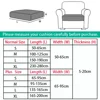 Printed Sofa Cushion Cover Elastic for Living Room Corner Couch Cover Stretch 1/2/3/4 Seater Elasticity Sofa Case Seat Slipcover 3