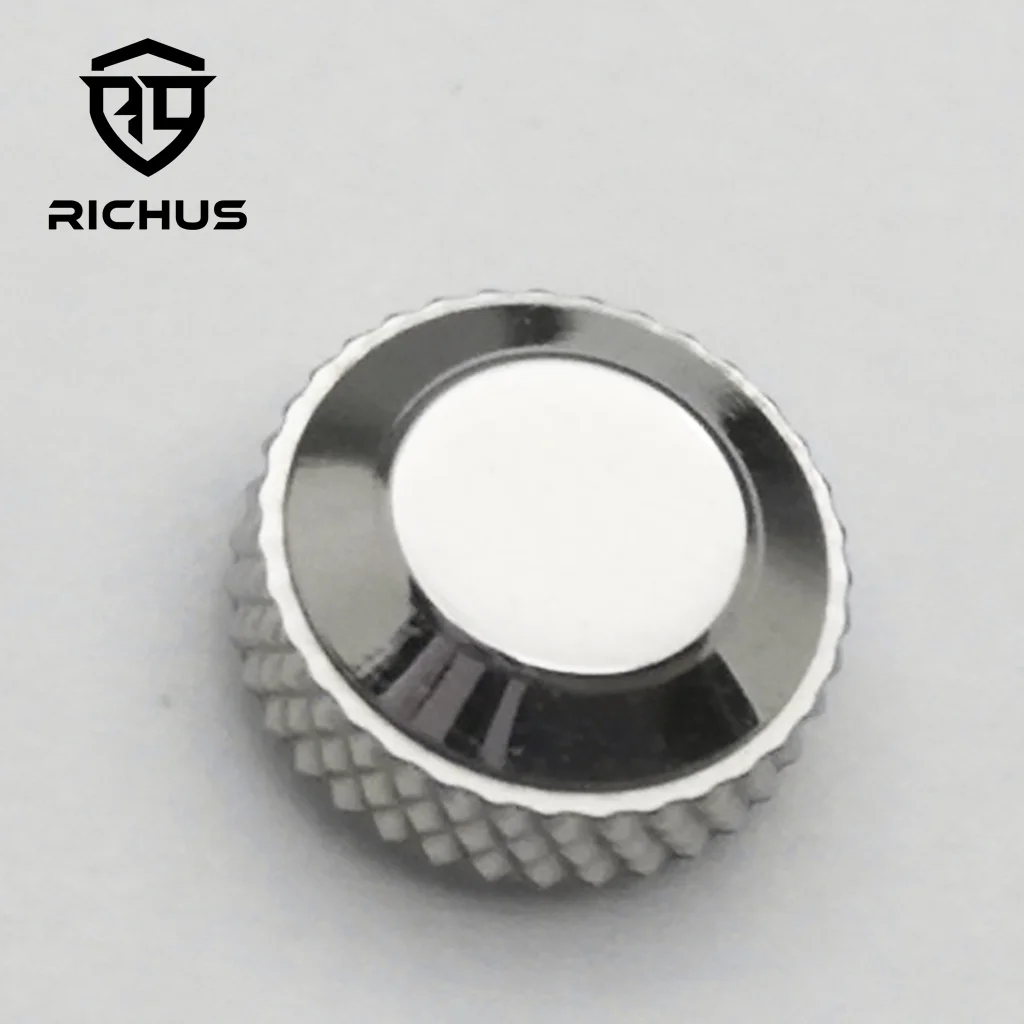 RICHUS Elegant Stainless Steel Crown in Silver, Black, and Rose Gold