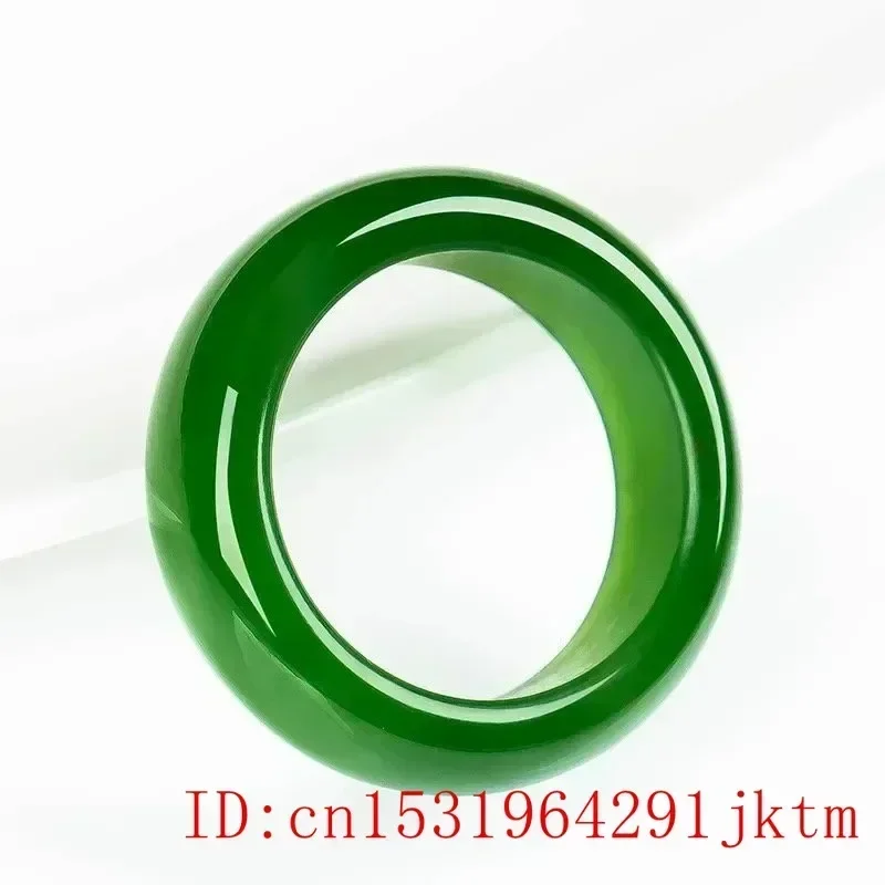Jade Stone Ring Chinese Hand-Carved Charm Jewelry Accessories Amulet for Men Women Lucky Gifts jade ring