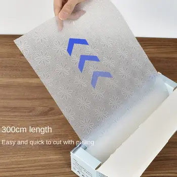 Large POE Cutting Board Paper 24x300CM Plastic Chopping Boards Paper Disposable Cuttable Cutting Board Mat Picnic