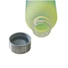 550ml Bottle With Time Marker Motivational Reusable Fitness Sports Outdoors Travel Leakproof BPA Free Frosted Plastic 5