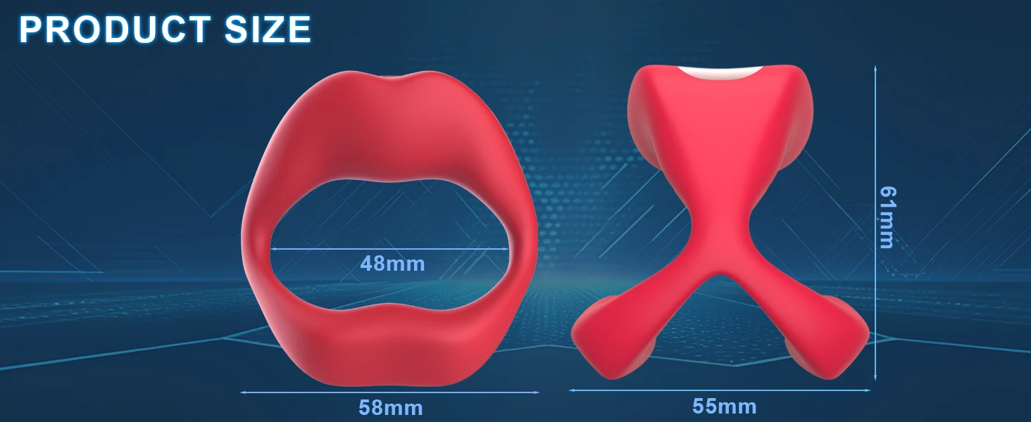 Vibrating Cock Ring for Men APP Penis Vibrator Ring Tongue Licking Scrotum Stimulation Waterproof Sex Toy for Couples