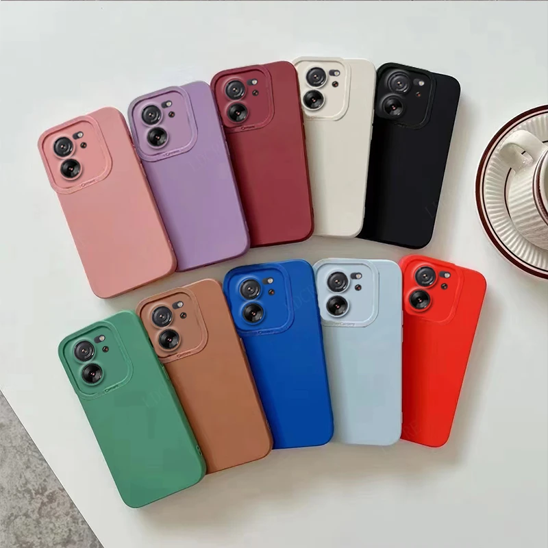 Per Cover Xiaomi 13 T Pro Case Xiaomi 13 T Pro Capas Camera Protettiva In Silicone Colore Antiurto Tpu Soft Funda Mi 13 T 13 T Pro