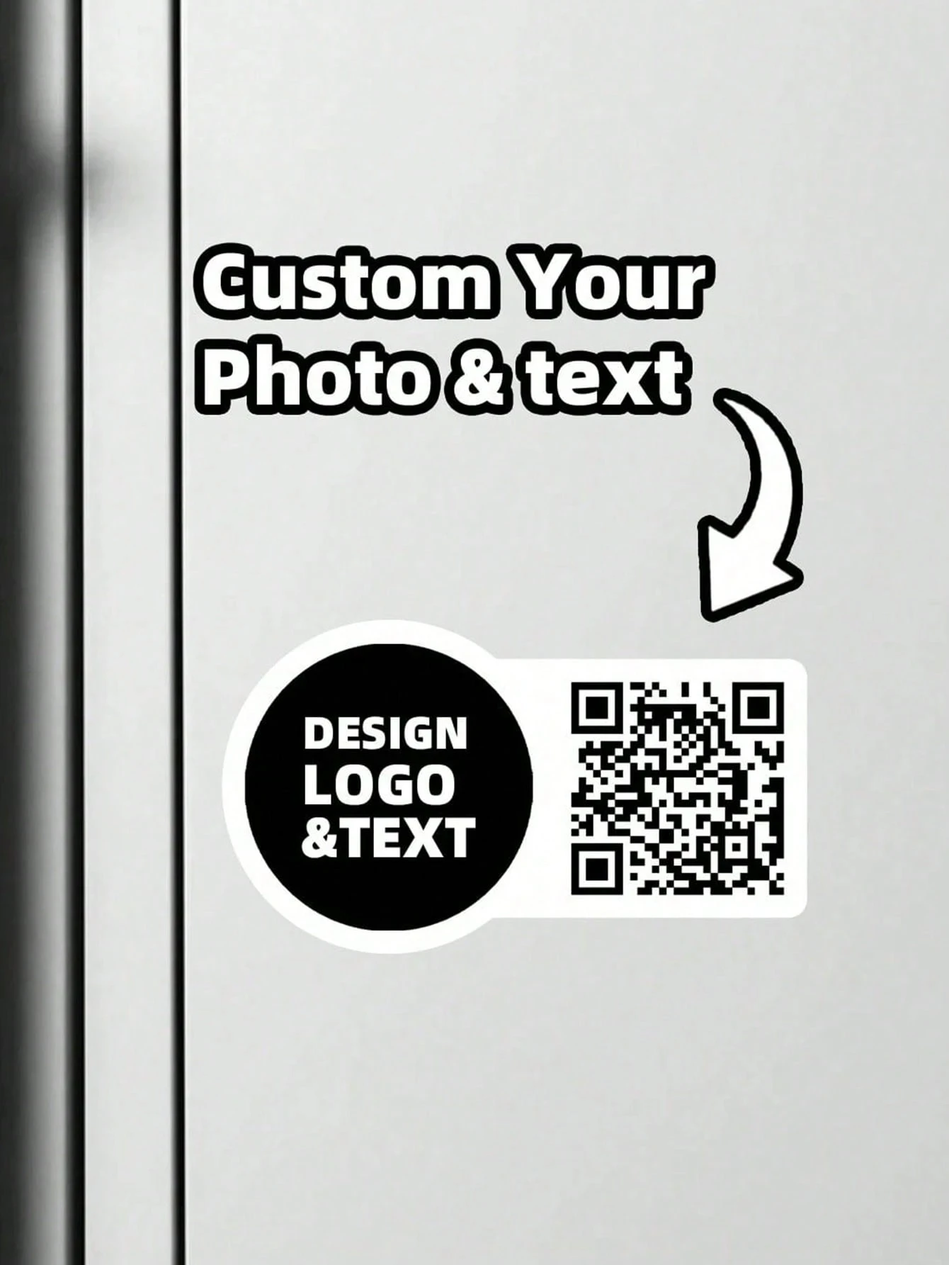 1–160 Stück individuelle PVC-Etiketten mit QR-Code, wasserfest, bunt, personalisierte Aufkleber für Geschenke, Feiertage, Haustiere, Studenten – Detail 7