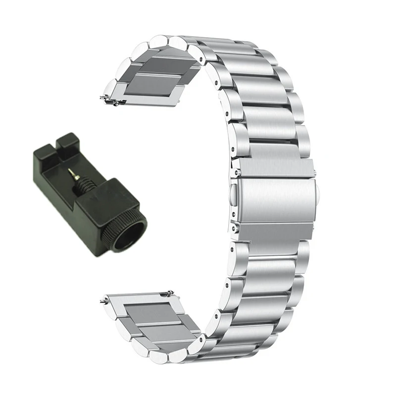 For Huawei watch 46mm 42mm Smart Watch Strap Stainless Steel