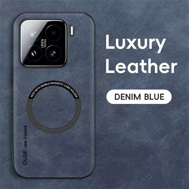 Enhanced Magsafe Leather Magnetic Shockproof Phone Case